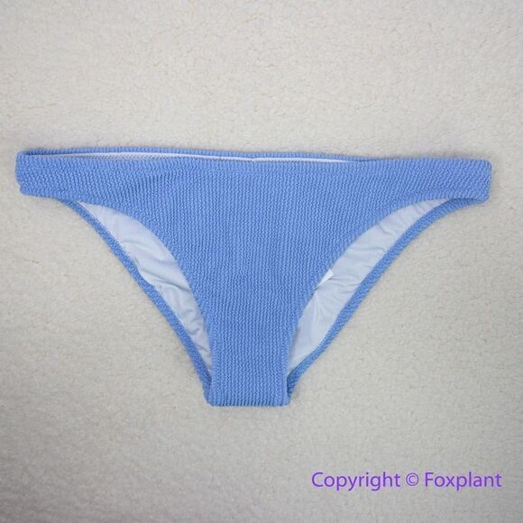 NEW Rhythm wave break beach bikini pant Isla Rib Hi Cut in sky‎ blue, size M - Picture 2 of 16